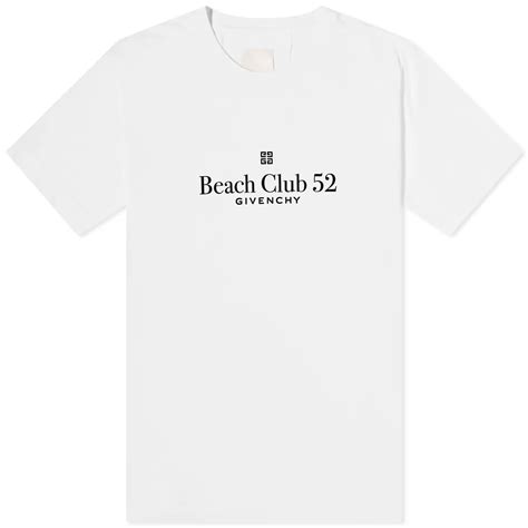 beach club 52 givenchy|Givenchy Beach Club 52 Tee White .